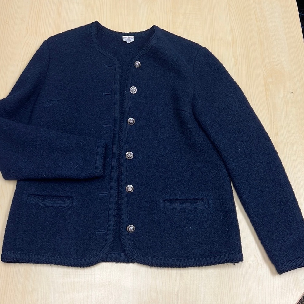 Brooks brothers wool blazer blue sz 10 excellent condition